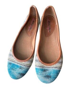 American Eagle Multicolor Tribal Flats - Size 7.5